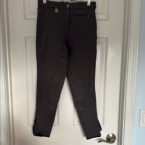 Pikeur dark grey full leather seat Riding Breeches L